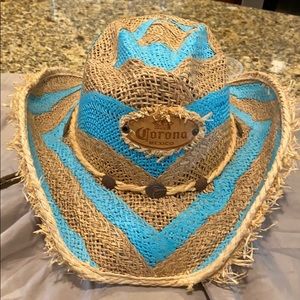 Corona emblem cowboy 🤠 straw hat